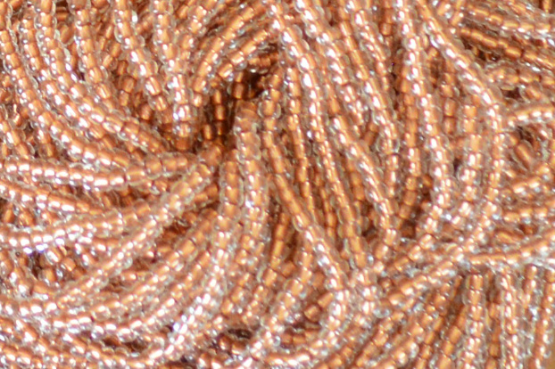 Transparent Copper Lined - Crystal, 11/0 Czech Seed Beads