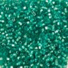 Silver Lined - mint Green, Matsuno 8/0 Seed Beads