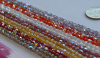 3mm CZECH "AB" Fire Polished Beads -  50 - choice of color