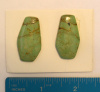 Turquoise Cabochons, 32x17mm pair