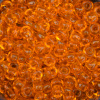 Transparent - Medium Orange, Matsuno 6/0 Seed Beads