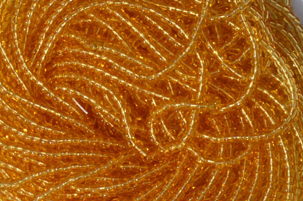 Transparent - Light Topaz Czech 11/0 Seed Beads