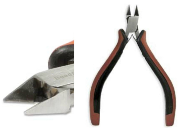The Beadsmith Superfine Ergo Semi-Flush Side Cutter with spring