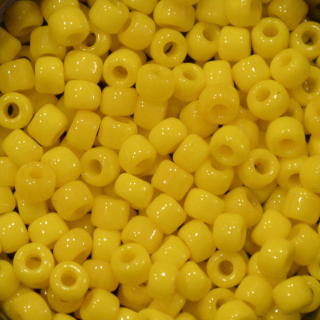 Opaque - Yellow, Matsuno 6/0 Seed Beads