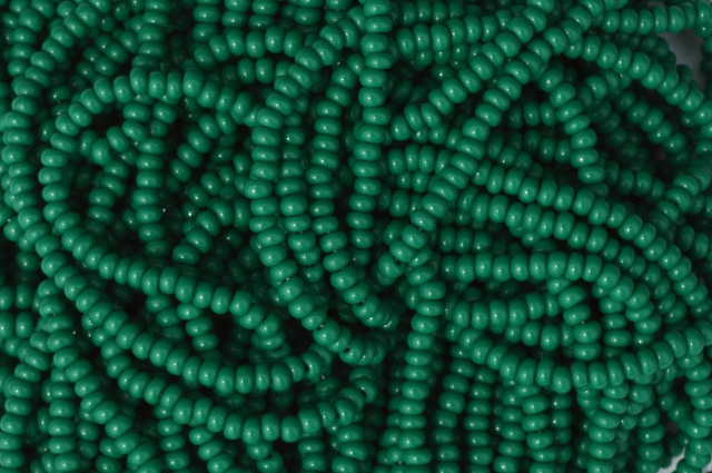 Opaque - Olive Czech 11/0 Seed Beads