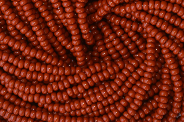 Opaque - Brown,  Czech 11/0 Seed Beads