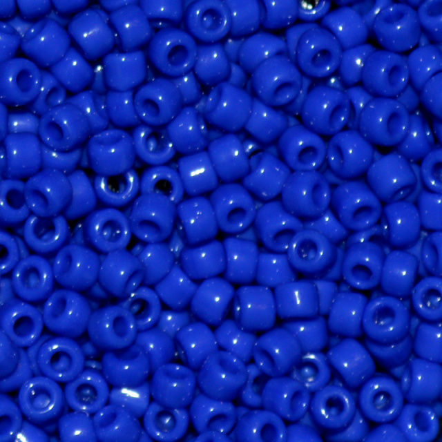 Opaque - Medium Blue, Matsuno 8/0 Seed Beads