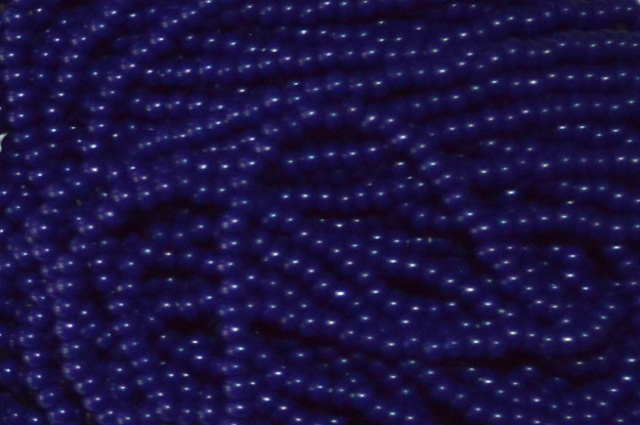 Opaque - Deep Blue Czech 11/0 Seed Beads