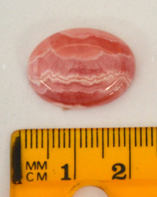 Rhodochrosite cabochon, 20x15mm