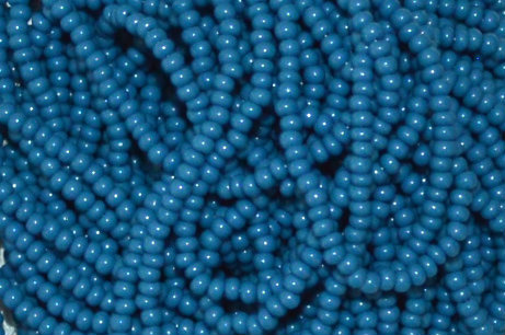 Opaque - Slate Blue,  Czech 11/0 Seed Beads