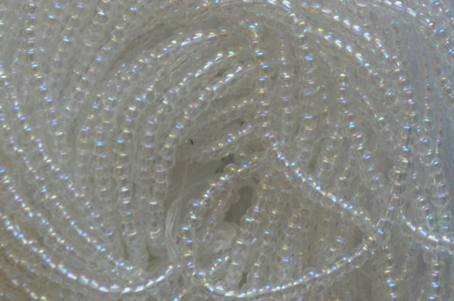 Transparent - Crystal RB Czech 11/0 Seed Beads