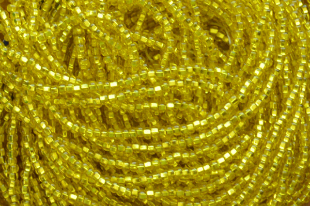 Silver Lined - Citrine Czech 11/0 Seed Beads