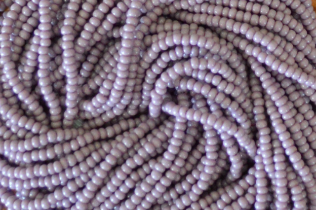 Opaque - Light Purple, Czech 11/0 Seed Beads