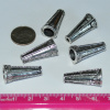 Cones, Antique Silver 25x12mm, 2pc or 6pc