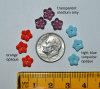 Czech Glass Starflowers - 7mm, choice of color