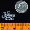 John 3:16 charms, antique