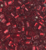 Toho Hex 8/0 - Silver Lined Ruby Red - #25C