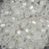 Silver Lined Matte - Alabaster (Clear), Matsuno 6/0 Seed Beads