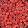 Silver Lined Matte - True Red, Matsuno 6/0 Seed Beads