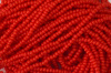 Opaque - Light Red Czech 11/0 Seed Beads