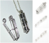 Tubular Cage Aromatherapy Pendant w/chain