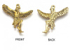 Eagle Dancer Pendant - Antique Gold
