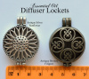 Essential Oil Diffuser Locket Necklace with chain and pads - your choice