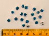 Rose Montees, Capri Blue, 4.6mm, Package of 20 or 100