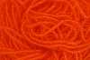 Transparent - Sparkling Orange Czech 11/0 Seed Beads