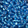 Silver Lined - Dark Aqua, Matsuno 6/0 Seed Beads