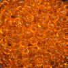 Transparent - Medium Orange, Matsuno 6/0 Seed Beads