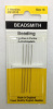 English Beading Needles, size 10, 4-pack