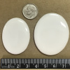 Oval Porcelain Cabochon Blanks - your choice of size