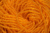 Transparent - Light Orange, Czech 11/0 Seed Beads