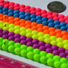 6mm NEON Fire Polished CZECH Beads -  25 - choice of color