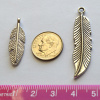 Feather Charms/Pendants, choice of size, Pack of 10