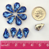 Rose Montees, Sapphire, 13x8mm, Pack of 12