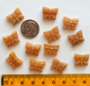 Czech 15x12mm Butterscotc