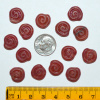 Czech 12mm Ruby Swirl Mat