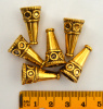 Cones, Antique Gold, 23x13mm, 2pc or 6pc
