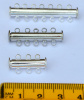 Magnetic sliding clasps, choice of size, pack of 3