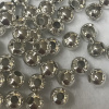 Silver Plated Brass Beads, smooth round. Choice of size. Pkg of 1,000