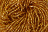 Silver Lined - GOLD Czech 11/0 Seed Beads